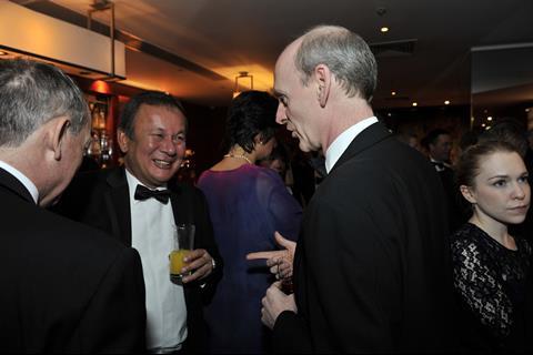 Rob Templeman, BRC, chats to Richard Pennycook, Morrisons